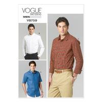 V8759 Vogue Patterns Mens Shirt 379513