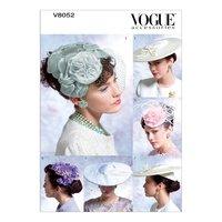 v8052 vogue patterns misses vintage hats 379434