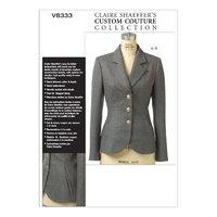 V8333 Vogue Patterns Misses Petite Jacket 379448