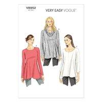 V8952 Vogue Patterns Misses Tunic 380266