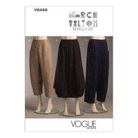 v8499 vogue patterns misses skirt and pants 379464