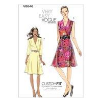 V8646 Vogue Patterns Misses Dres...