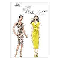 V8724 Vogue Patterns Misses Dres...