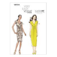 V8724 Vogue Patterns Misses Dres...