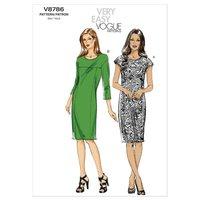 V8786 Vogue Patterns Misses Dres...