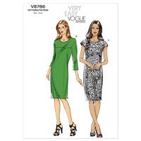 V8786 Vogue Patterns Misses Dres...