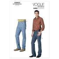 v8801 vogue patterns mens jeans 379812