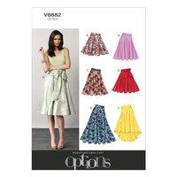 V8882 Vogue Patterns Misses Skirt 379900