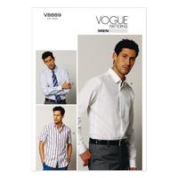 V8889 Vogue Patterns Mens Shirt 380163