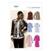 V8927 Vogue Patterns Misses Shirt 380214