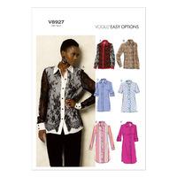 V8927 Vogue Patterns Misses Shirt 380214