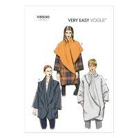 V8930 Vogue Patterns Misses Jacket 380221