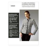 v8991 vogue patterns misses petite jacket 380343