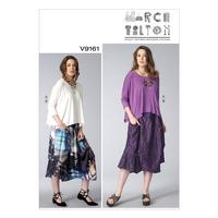 V9161 Vogue Patterns Misses Top and Skirt 380938