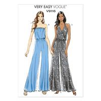 V9116 Vogue Patterns Misses Jumpsuit 380770