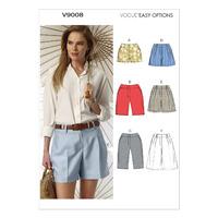 V9008 Vogue Patterns Misses Shorts 380543