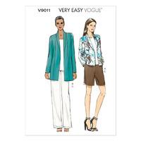 V9011 Vogue Patterns Misses Jacket Shorts and Pants 380545