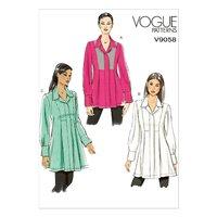 V9058 Vogue Patterns Misses Tunic 380631