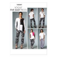 V9067 Vogue Patterns Misses Top and Pants 380645