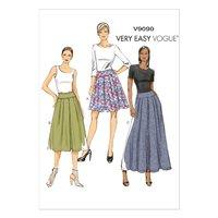 V9090 Vogue Patterns Misses Skirt 380707