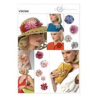 v9098 vogue patterns flowers and clutch purse 380730