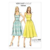 V9100 Vogue Patterns Misses Dress 380735