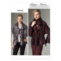 v9135 vogue patterns misses vest and jacket 380866