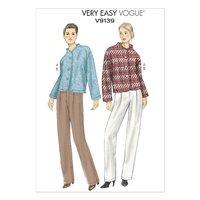 V9139 Vogue Patterns Misses Jacket and Pants 380891