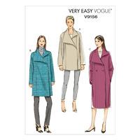 V9156 Vogue Patterns Misses Coat...