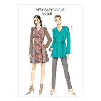 V9158 Vogue Patterns Misses Top Dress and Pants 380934