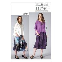 v9161 vogue patterns misses top and skirt 380938