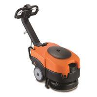 Vax Commercial Black and Orange Battery Powered Scrubber Dryer