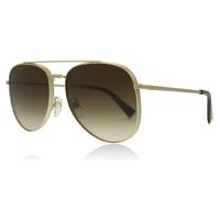 Valentino VA2007B Sunglasses Light Gold Sandblast Matte 301613 56mm