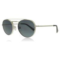 Valentino VA2004B Sunglasses Sandblast Matte Silver 301587 51mm