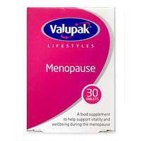 Valupak Lifestyles Menopause 30 Tablets
