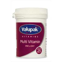 valupak vitamins multi vitamin one a day 50 tablets