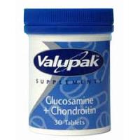 Valupak High Strength Glucosamine & Chondroitin 500/400mg (30)