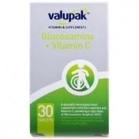 Valupak Lifestyles Glucosamine & Vitamin C 1500mg 30 Tablets