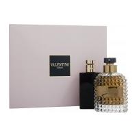 Valentino Uomo Gift Set 100ml EDT + 100ml Aftershave Balm