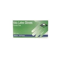 Valu Latex Gloves Powder Free Medium