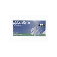 Valu Latex Gloves Pre Powdered Small