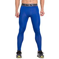 Vansydical Men\'s Running Leggings Compression Clothing Tights Bottoms Breathable Quick Dry Spring Summer Exercise Fitness Running