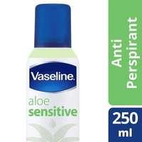 vaseline aloe sensitive aerosol deodorant 250ml