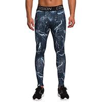 Vansydical Men\'s Running Tights Pants/Trousers/Overtrousers Leggings Bottoms Breathable Lightweight Materials Spring Summer Fall/Autumn
