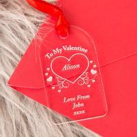 Valentine Acrylic Gift Tag