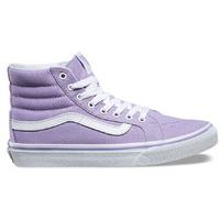 vans sk8 hi slim womens shoes lavendertrue white