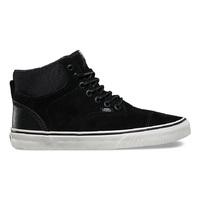 Vans Era-Hi Skate Shoes - (Pig Suede/Nylon) Black/Blanc De Blanc