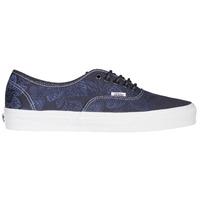 Vans Authentic Skate Shoes - (Floral Jacquard) Parisian Night/Blanc