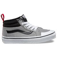 vans racer mid kids shoes canvas wild doveblack