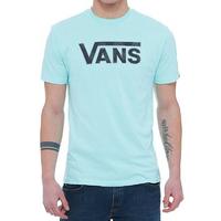 vans classic logo fill t shirt minttonal palm